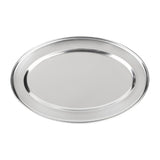 Olympia Stainless Steel Oval Serving Tray 300mm