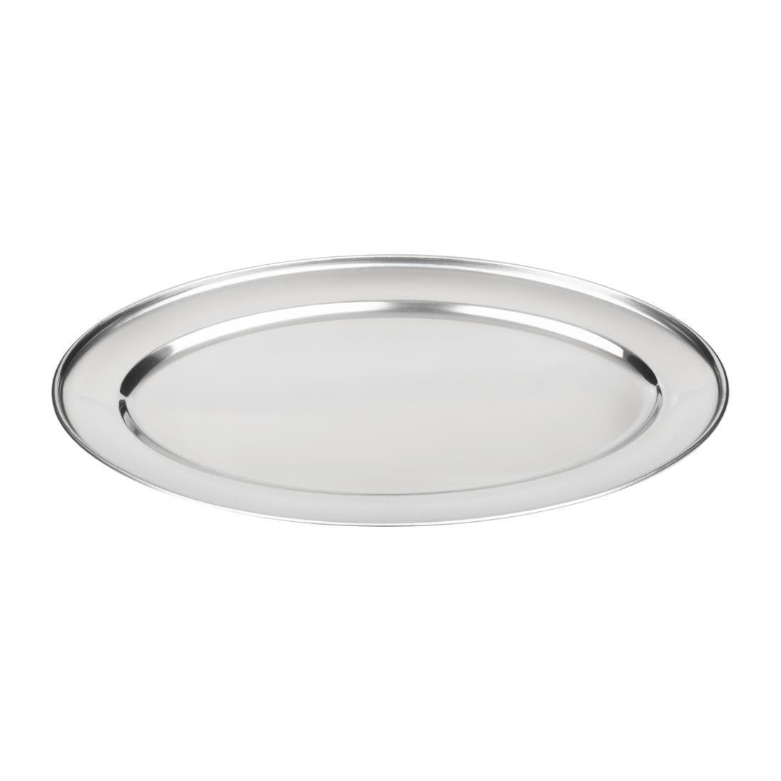 Olympia Stainless Steel Oval Serving Tray 450mm