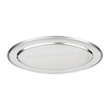 Olympia Stainless Steel Oval Serving Tray 550mm