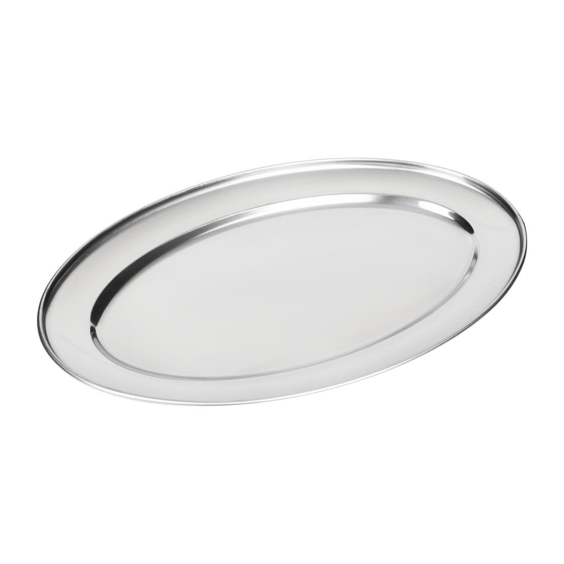 Olympia Stainless Steel Oval Serving Tray 605mm