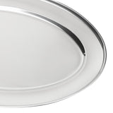 Olympia Stainless Steel Oval Serving Tray 300mm