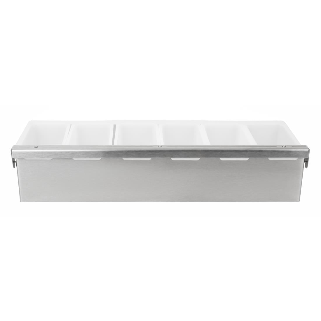 Olympia 6 Compartment Condiment Holder Stainless Steel
