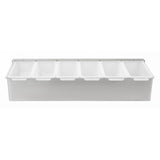 Olympia 6 Compartment Condiment Holder Stainless Steel