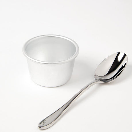 Vogue Aluminium Mini Dariole Mould 85ml (6 pack)