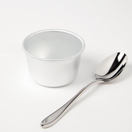 Vogue Aluminium Mini Dariole Mould 100ml (6 pack)