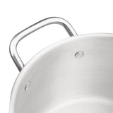 Vogue Aluminium Double Boiler Pan With Lid 24cm