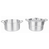 Vogue Aluminium Double Boiler Pan with Lid 24cm