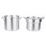 Vogue Aluminium Double Boiler Pan with Lid 28cm