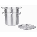 Vogue Aluminium Double Boiler Pan with Lid 28cm
