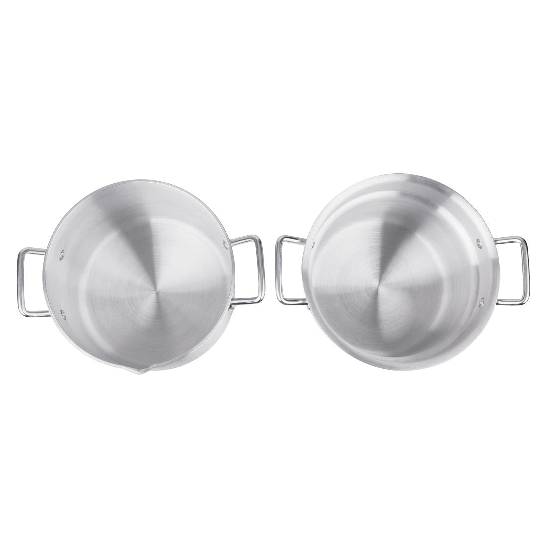 Vogue Aluminium Double Boiler Pan with Lid 28cm