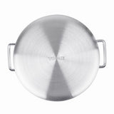 Vogue Aluminium Double Boiler Pan with Lid 28cm