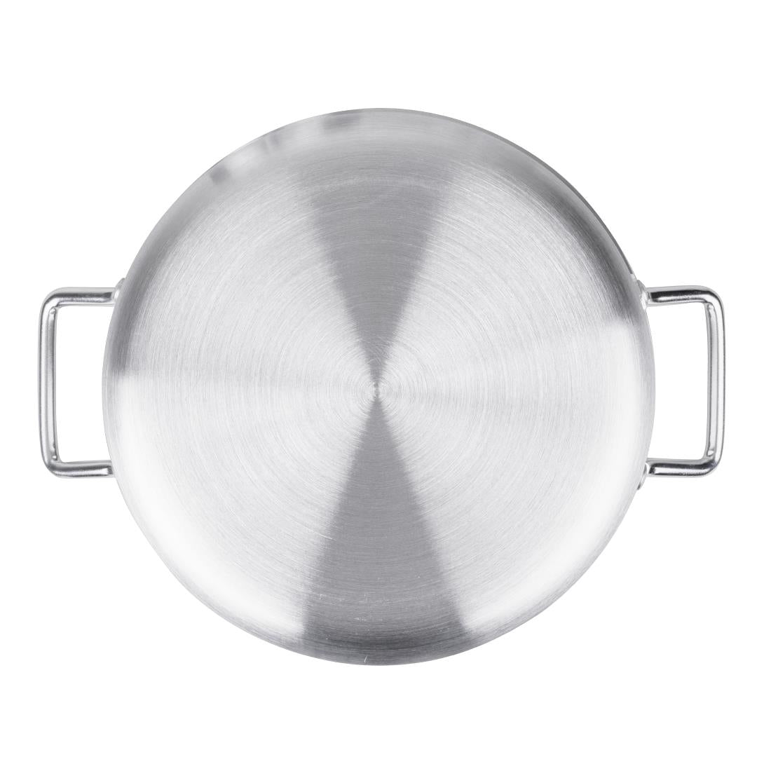 Vogue Aluminium Double Boiler Pan with Lid 28cm