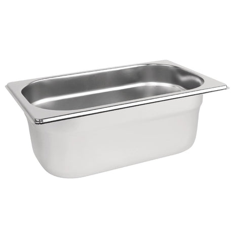 vogue stainless steel 1/4 gastronorm tray