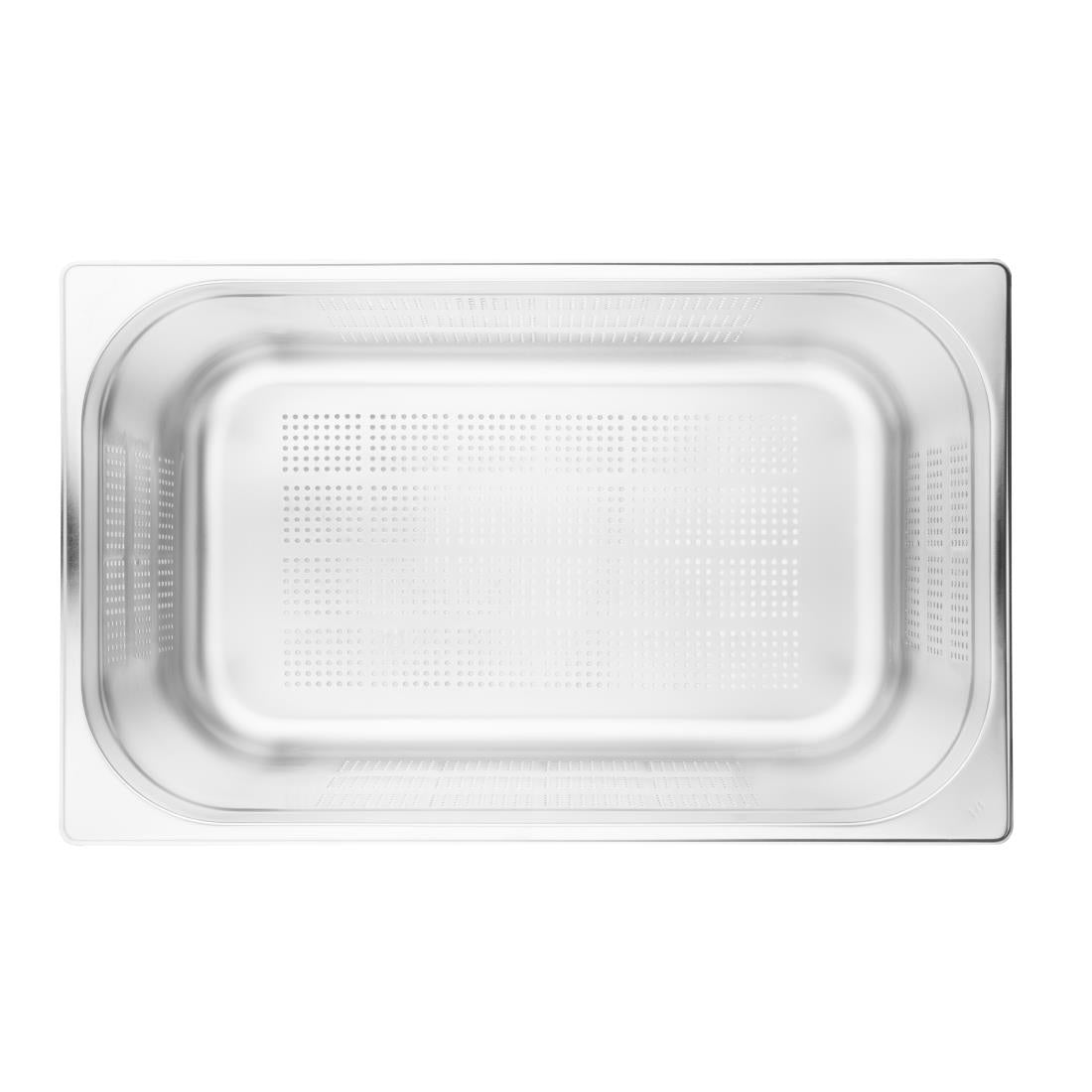 Vogue Stainless Steel Perforated 1/1 Gastronorm Tray 200mm