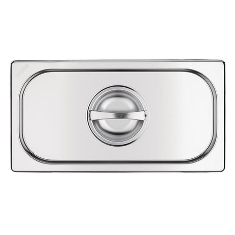 Vogue Stainless Steel 1/3 Gastronorm Lid