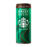 Starbucks Daily Brew Iced Coffee with Milk and Chocolate Cans 250ml (Pack of 12)