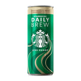 Starbucks Daily Brew Iced Coffee with Milk and Vanilla Cans 250ml (Pack of 12)