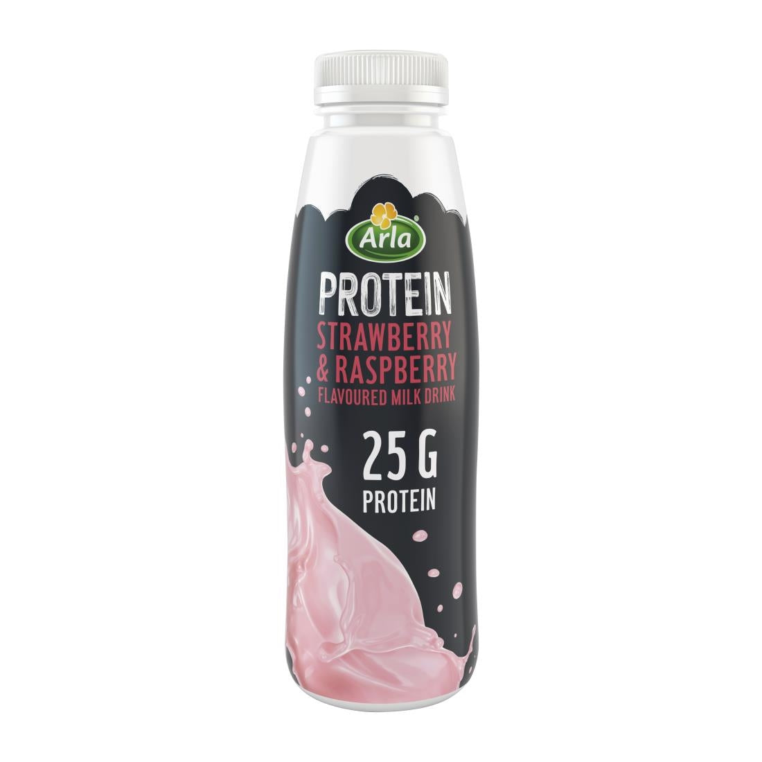 Arla Protein Strawberry & Raspberry Milk Drink 482ml (8 pack)