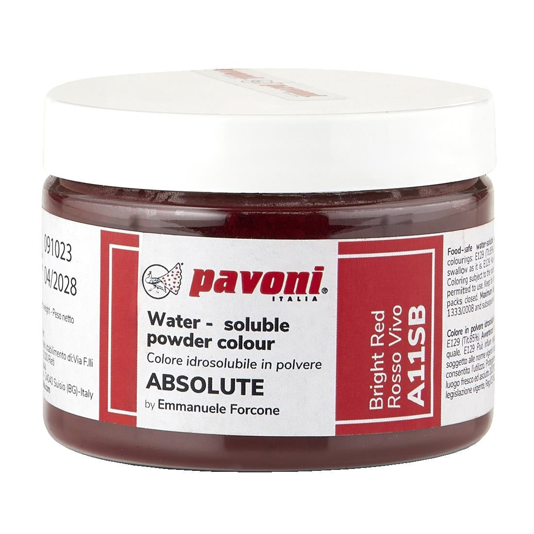 Pavoni Water Soluble Powder Bright Red 50g