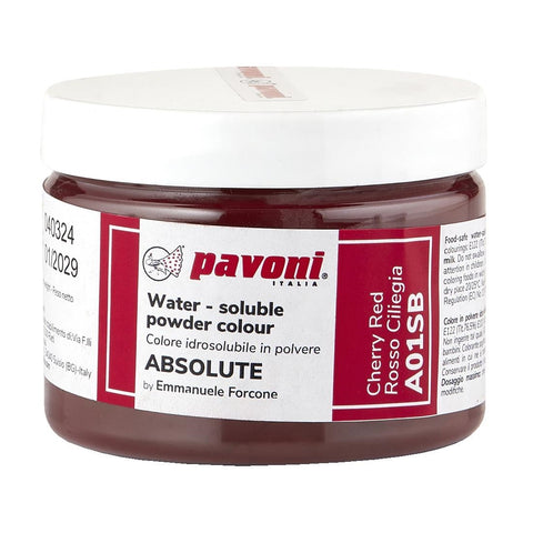 Pavoni Water Soluble Powder Cherry Red 50g