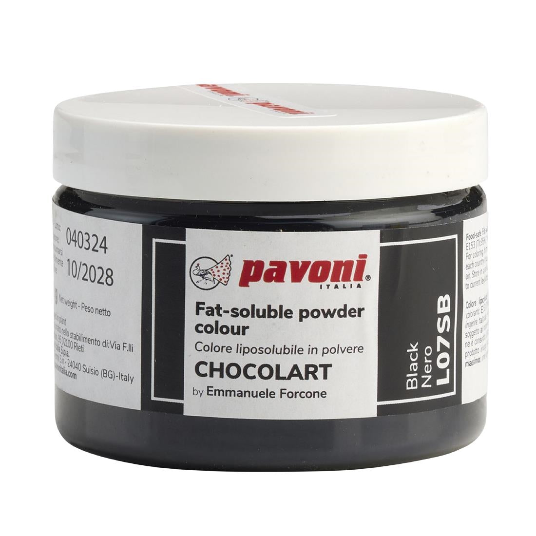 Pavoni Liposoluble Colours Black 40g