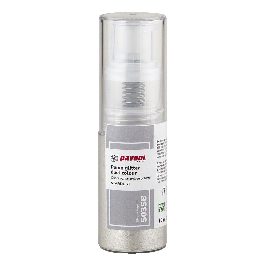 Pavoni Spray Pump Stardust Silver 10g