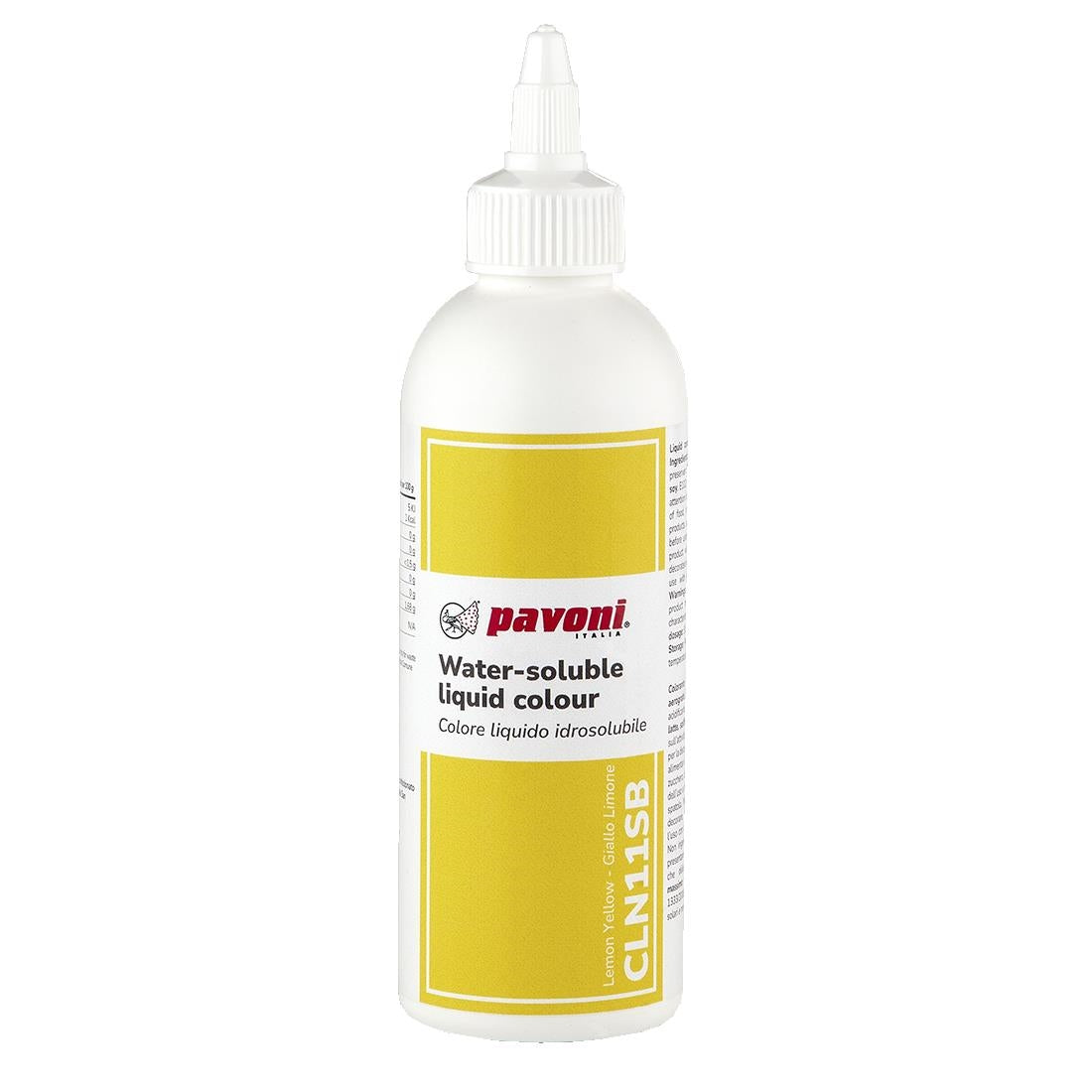 Pavoni Liquid Colours Lemon Yellow 190ml