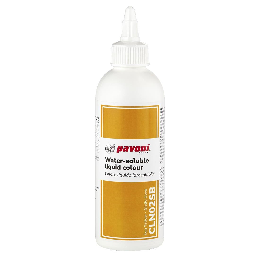 Pavoni Liquid Colours Egg Yellow 190ml