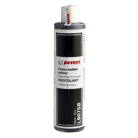 Pavoni Black Coloured Cocoa Butter 200g