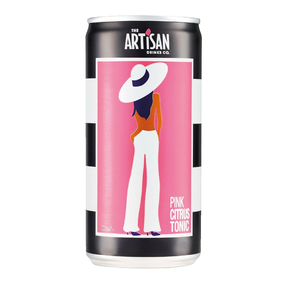 Artisan Drinks Pink Citrus Tonic Cans 200ml (24 Pack)