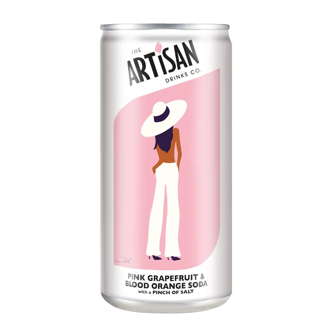 Artisan Drinks Pink Grapefruit & Blood Orange Soda Cans 250ml (12 pack)