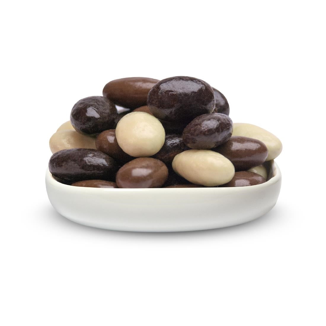 Cambrook Dark, Milk & White Chocolate Almonds Glass Jar 110g (15 Pack)