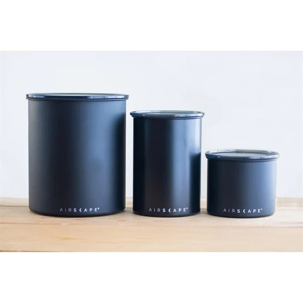 Airscape Large Coffee Bean Canister Black 1kg