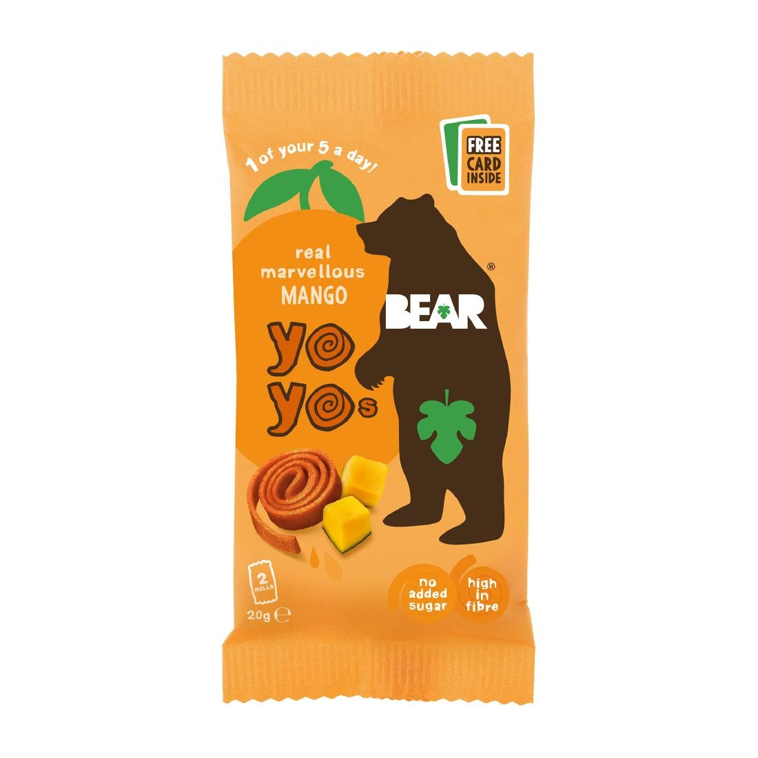 BEAR Yoyos - Mango 20g (18 Pack)