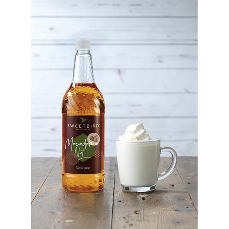 Sweetbird Macadamia Nut Syrup - 1ltr