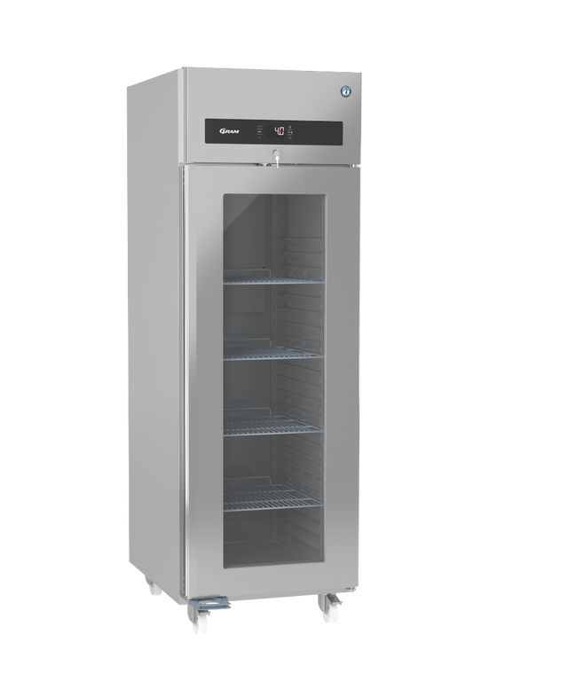 Hoshizaki Premier KG 70 C DR U Glass Single Door Stainless Steel Upright Display Refrigerator  700 Litres