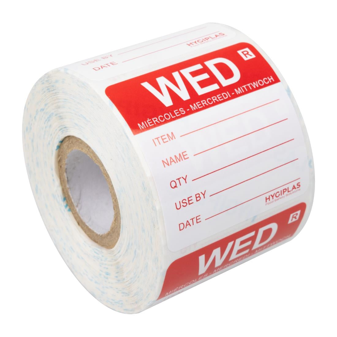 Hygiplas Removable Day of the Week Labels Wednesday (500 Pack)