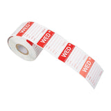 Hygiplas Removable Day of the Week Labels Wednesday (500 Pack)