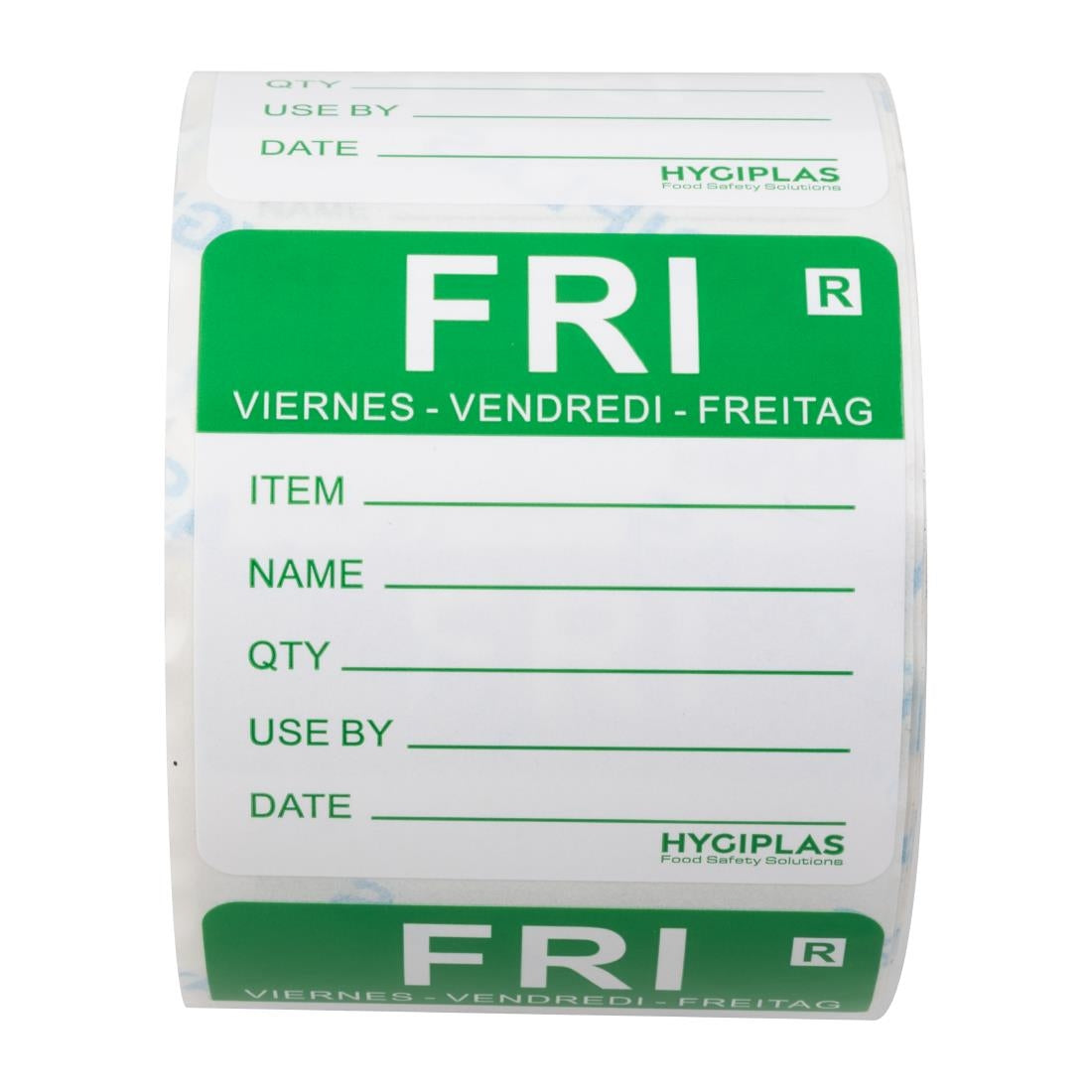 Hygiplas Removable Day of the Week Labels Friday (500 Pack)