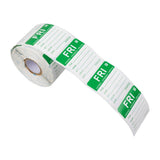 Hygiplas Removable Day of the Week Labels Friday (500 Pack)