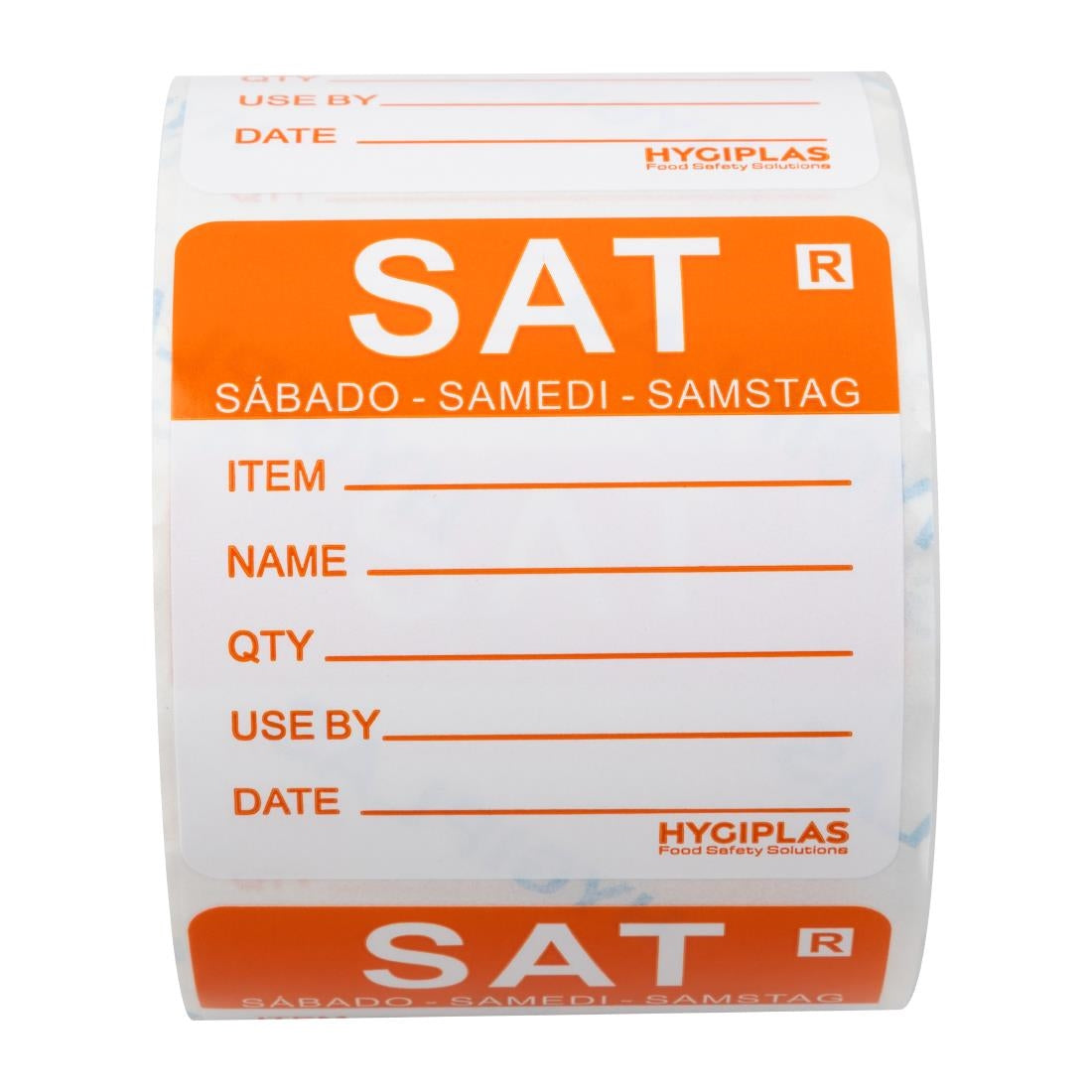 Hygiplas Removable Day of the Week Labels Saturday (500 Pack)