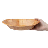 Olympia Large Oval Wooden Bowl For Bread or Fruit