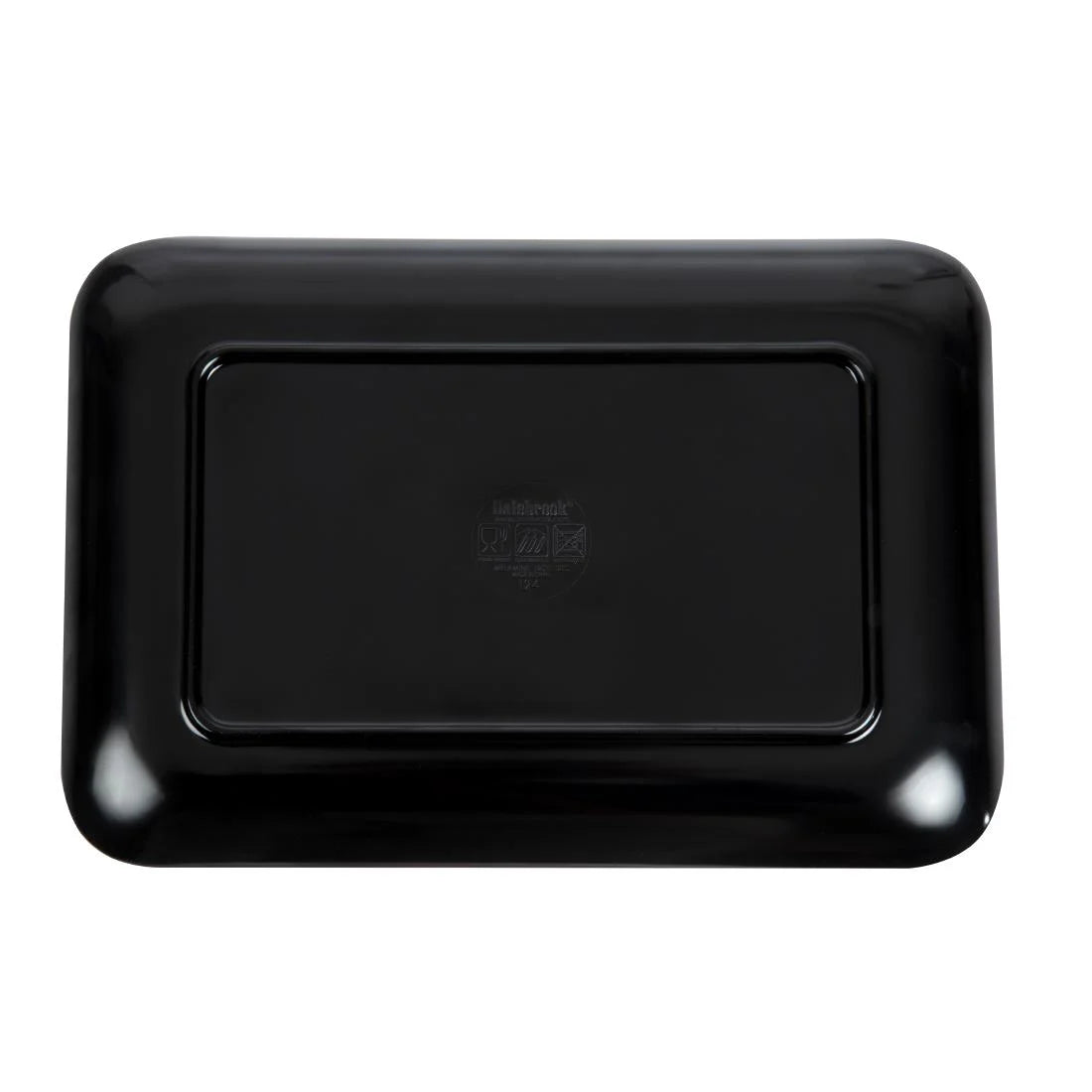 Dalebrook Melamine Rectangular Tray Black 160x240mm