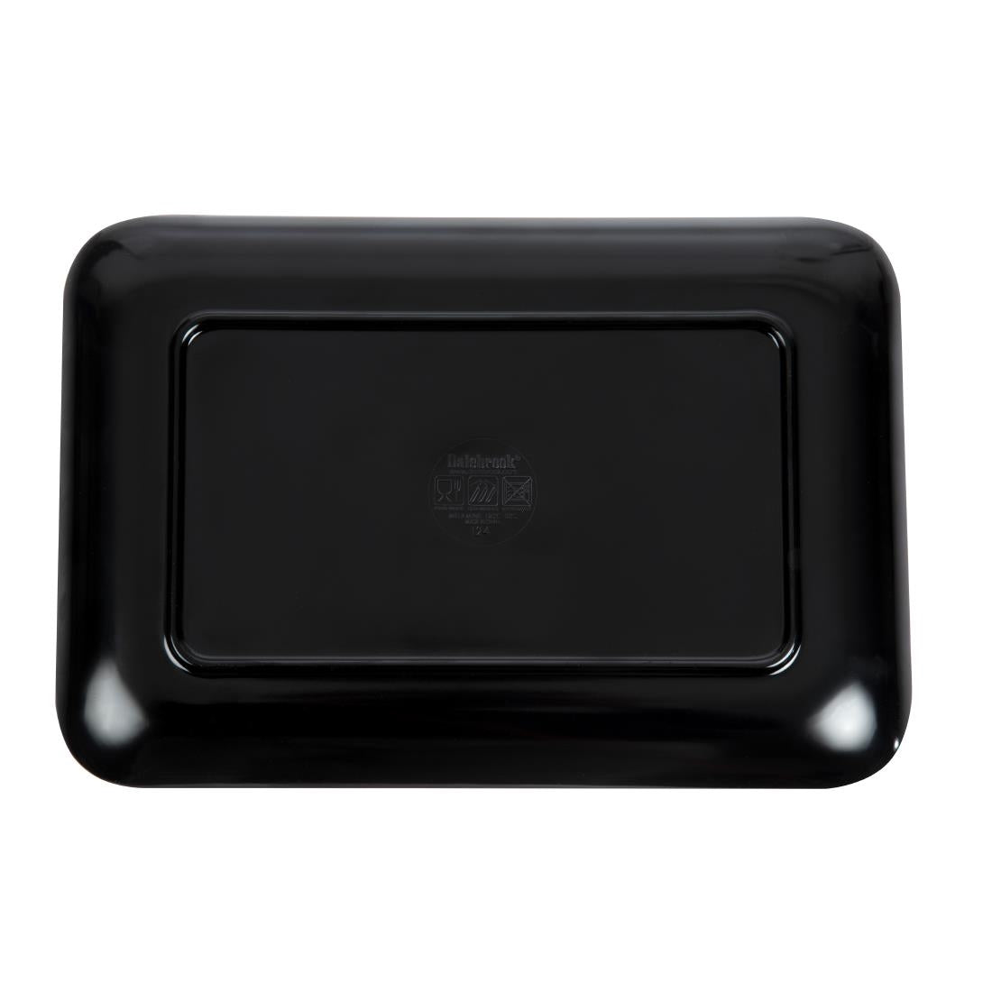 Dalebrook Melamine Small Rectangular Platter Black 240 x 160mm