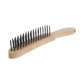 Faithfull Heavy Duty Wire Grill Brush 4 Row