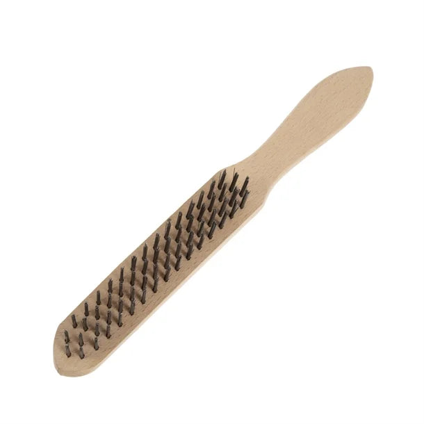 Faithfull Heavy Duty Wire Grill Brush 4 Row