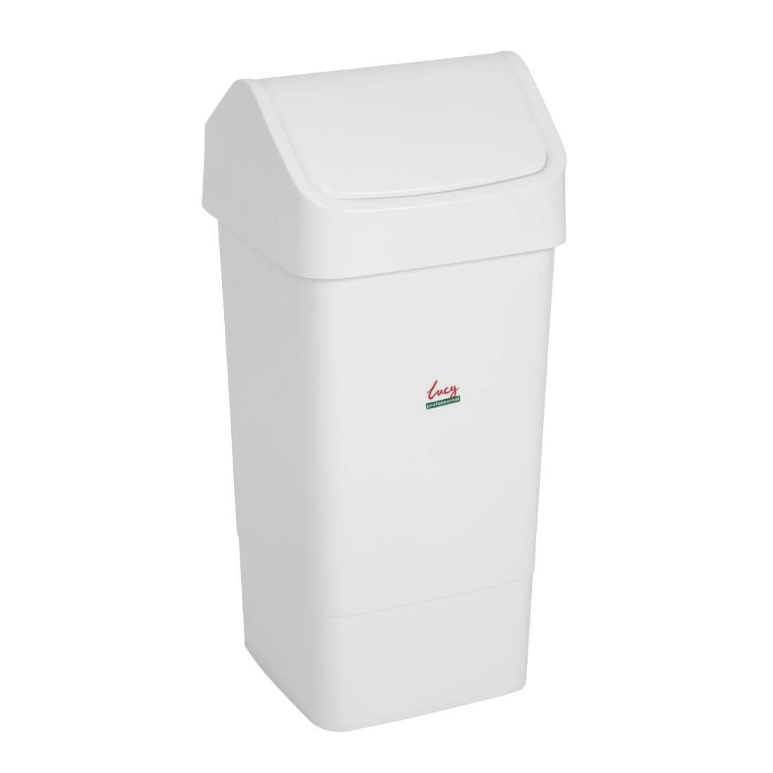 SYR Lucy Swing Top Bin White 50Ltr