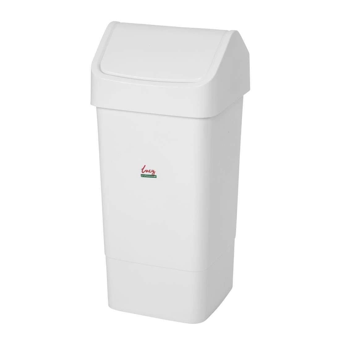 SYR Lucy Swing Top Bin White 50Ltr