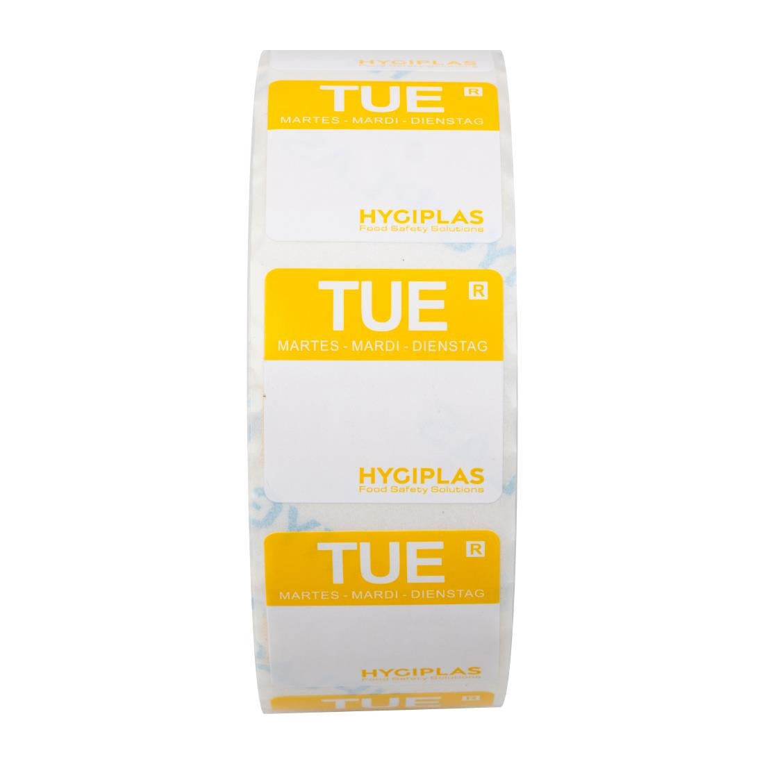 Hygiplas Removable Colour Coded Food Labels Tuesday (1000 Pack)