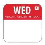 Hygiplas Removable Colour Coded Food Labels Wednesday (1000 pack)